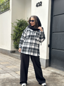 شکت چهارخونه پشمی